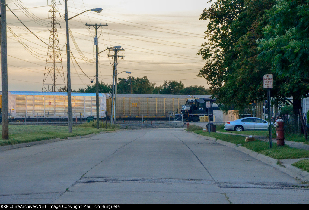 NS Locomotive in the yard